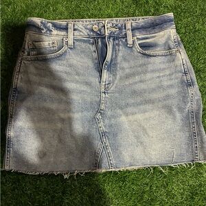 SO Light Blue Denim Mini Skirt